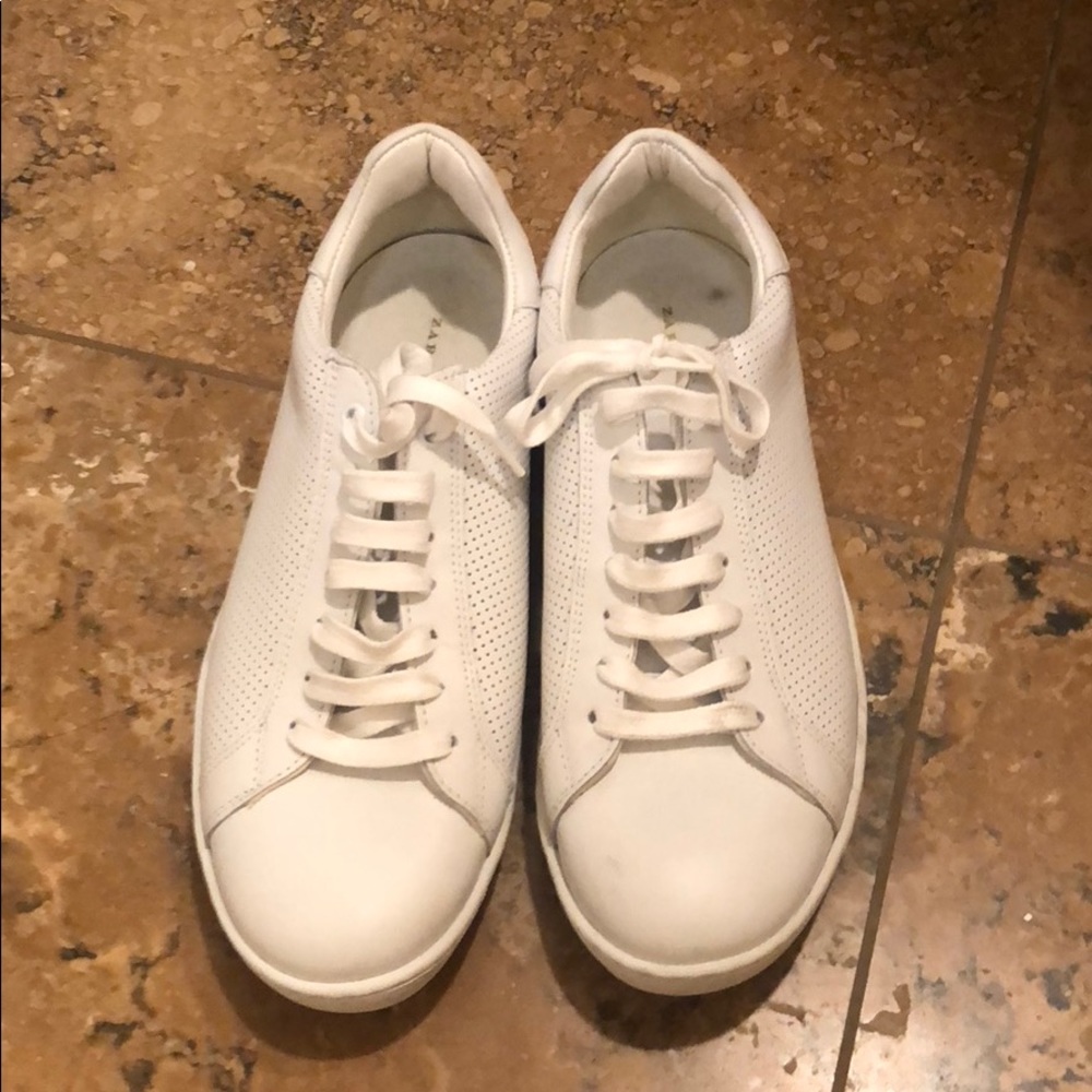 Zara Mens White Shoes Size 7